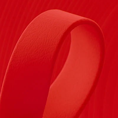 Collier biothane Coquelicot