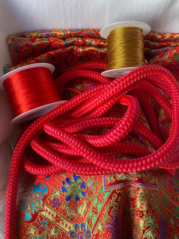 Mongolian-style dog collar