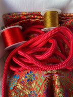 Mongolian-style dog collar
