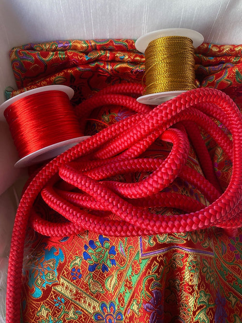 Mongolian-style dog collar