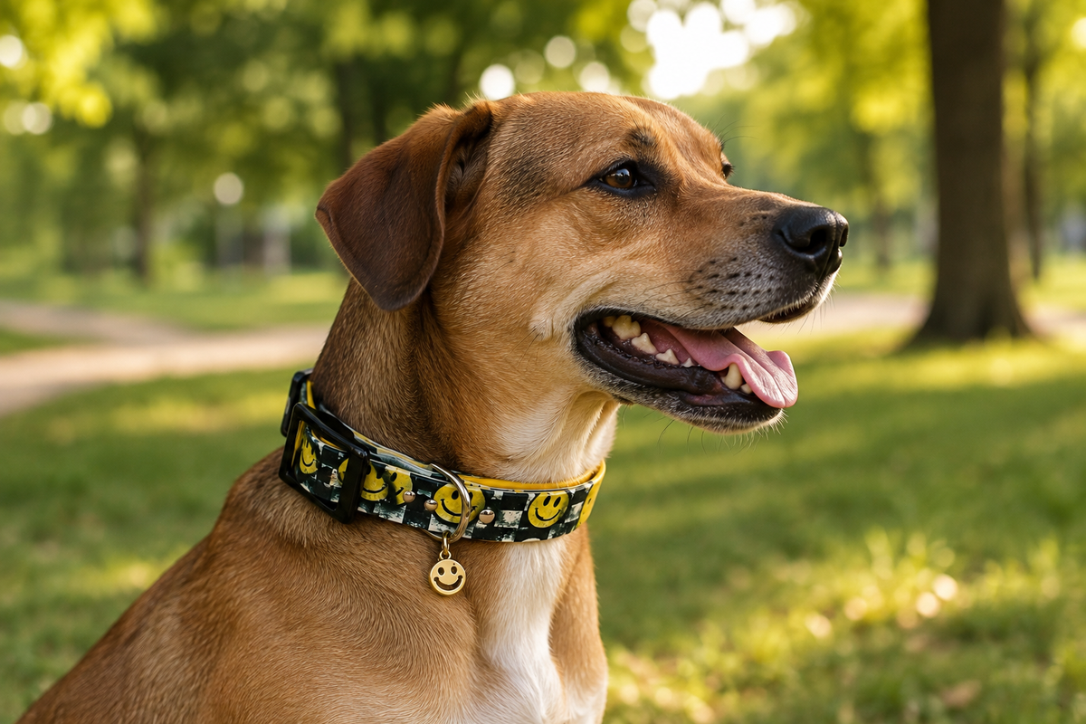Collier Biothane – Sourire